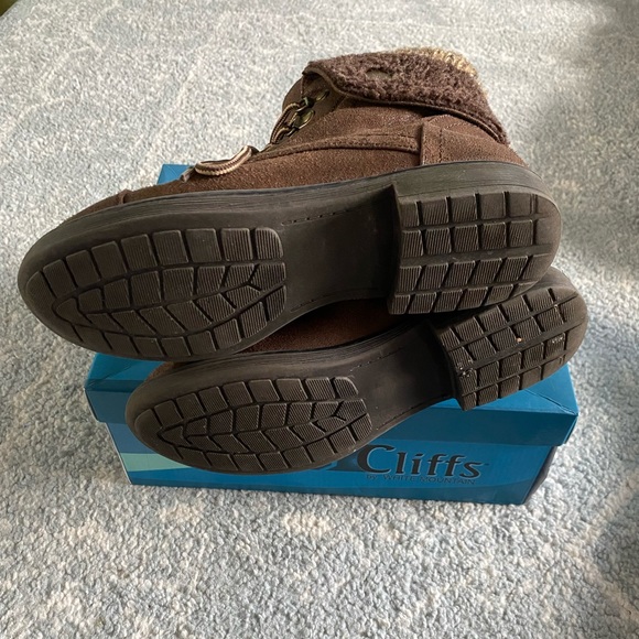 CLIFFS BY WHITE MOUNTAIN DOWNEY COMBAT BOOT 7 Brown - Picture 13 of 13